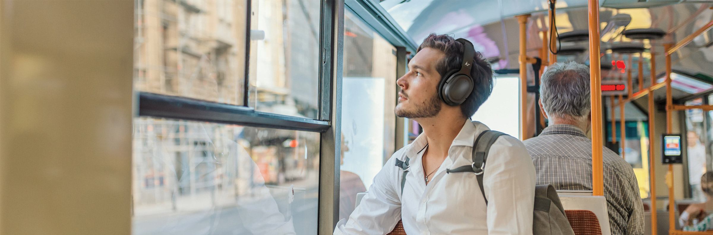 KitSound headphones — commuter lifestyle